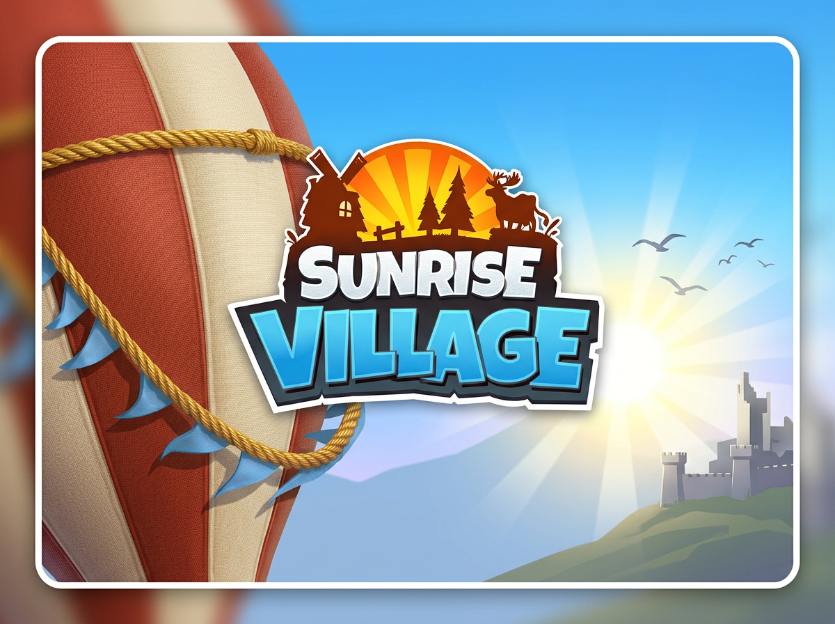 Sunrise Village portal artwork